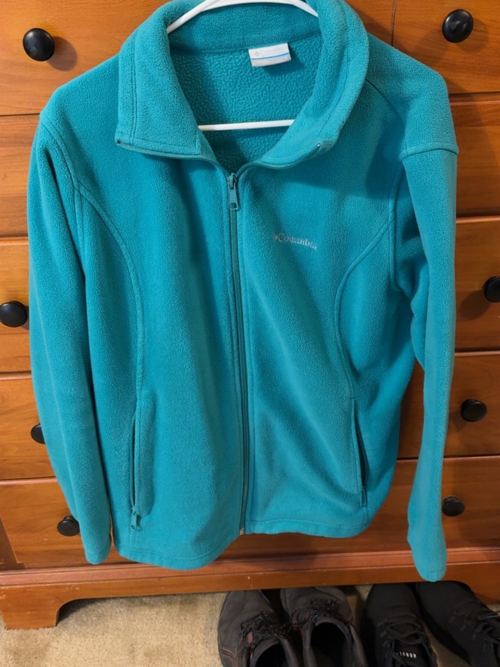 Columbia Teal Fleece Jacket